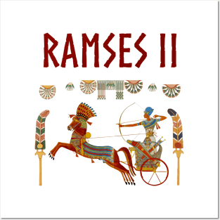 Pharaoh Ramses II Chariot Ancient Egypt Posters and Art